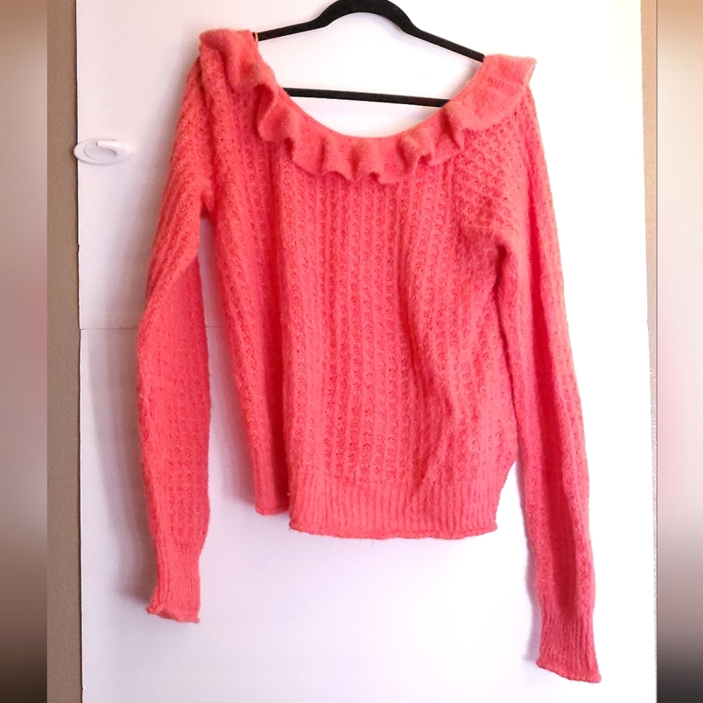 Anthropologie Wool Long Sleeve Pullover